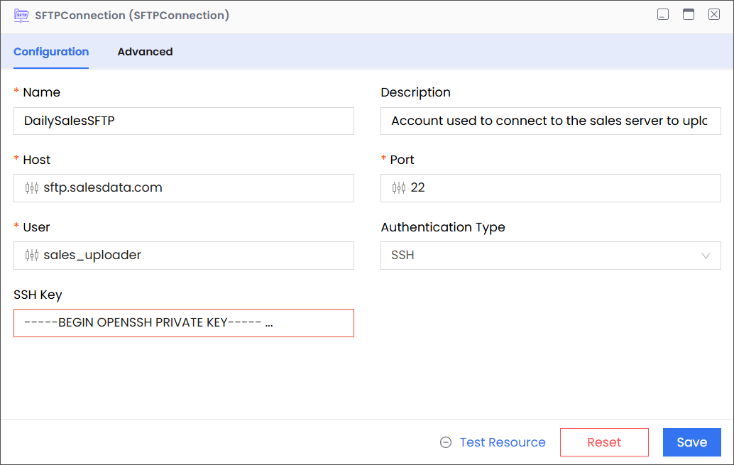 SFTP Configuration